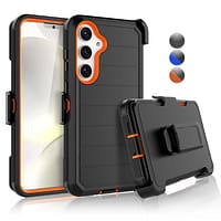0fcd33e692ac0fed0d0cbf785c5e7739-1.png Rugged Defender Case w/ Belt Clip Holster & Built in Screen Protector - Samsung Galaxy S24