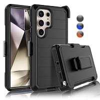 375e9492f3e96a3889a05a895ac17d39-1.png Rugged Defender Case w/ Belt Clip Holster & Built in Screen Protector - Samsung Galaxy S24