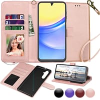 52fba6d34c06e97efc96ab57892d6897-1.png Leather Kickstand Wallet Case - Samsung Galaxy S24