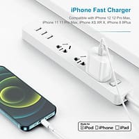 5f5f684eb1578378815d21aaae13af33.png 6ft Fast Charger for iPhone w/ Wall Adapter