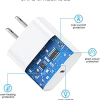 8a4e5933b2c36a624f027c6e6a4c5841.png iPhone Fast Charger w/ Wall Adapter, 3 Pack